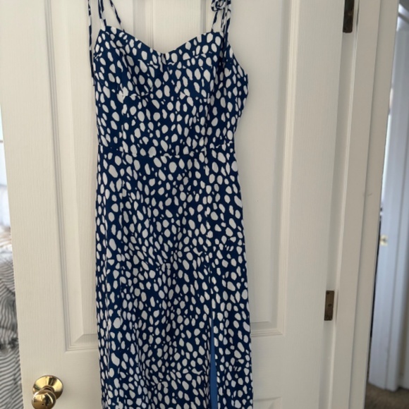 Commence Polka dot blue dress - Picture 2 of 4